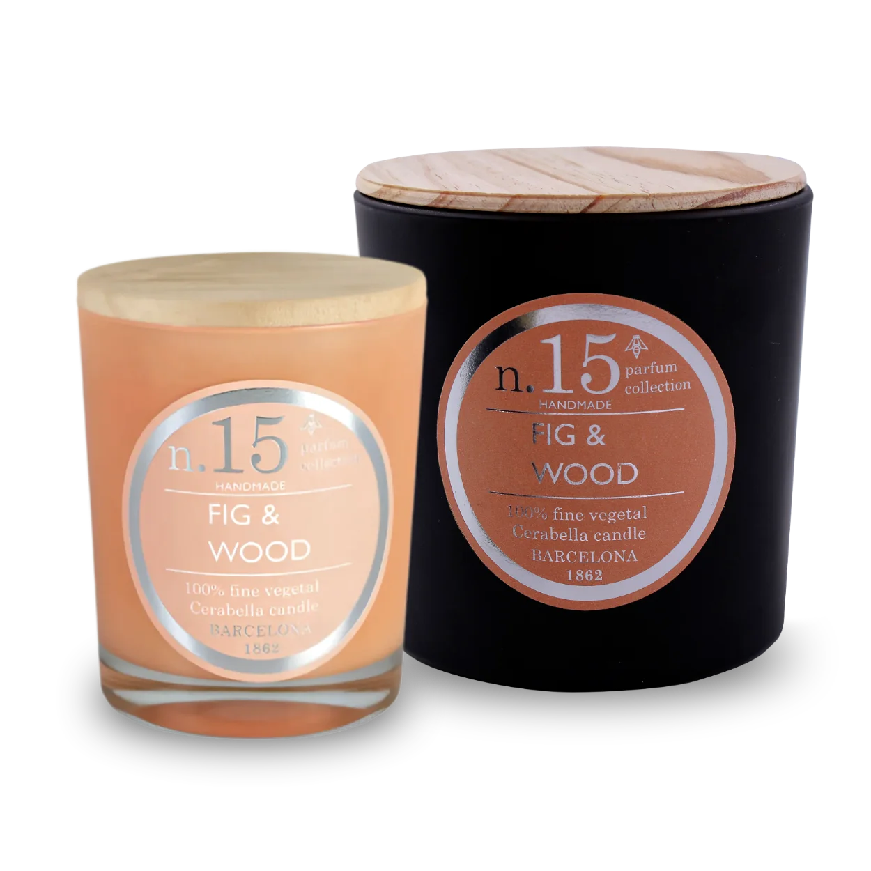 Comprar la vela perfumada Numbers nº15 higo & madera de Cerabella