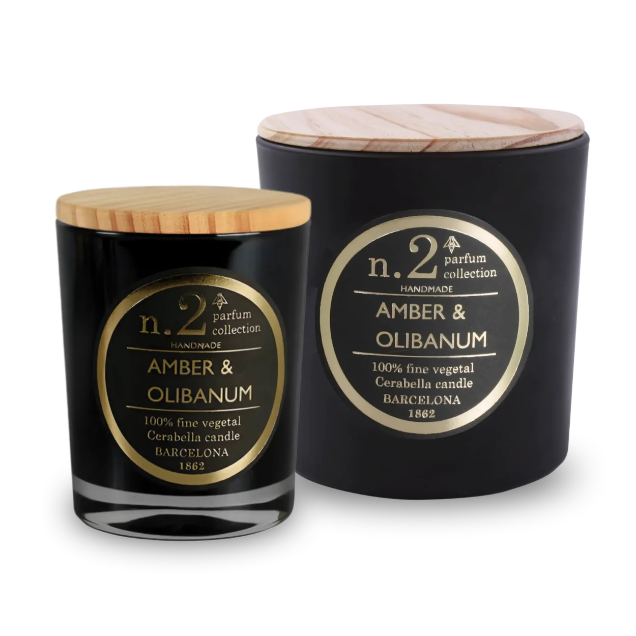 Compra la vela perfumada numbers nº2 Ambar & Olibano de Cerabella