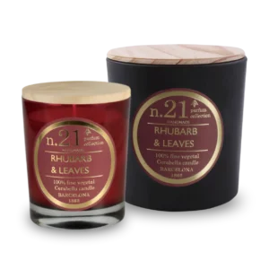 Comprar vela aromatica vegana Numbers nº19 Ruibarbo y Hojas