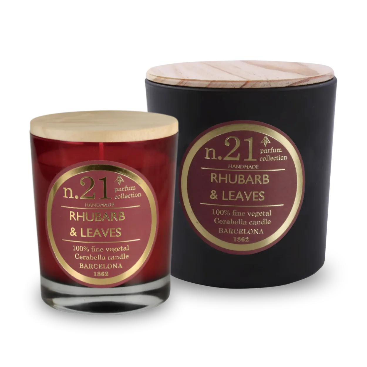 Comprar vela aromatica vegana Numbers nº19 Ruibarbo y Hojas