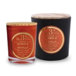Comprar la vela perfumada nº3 Ambar 6 Vainilla de la colección Numbers by Cerabella.