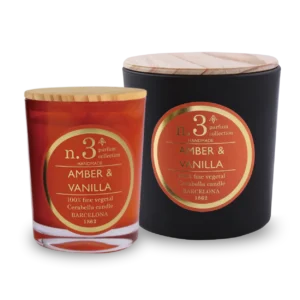 Comprar la vela perfumada nº3 Ambar 6 Vainilla de la colección Numbers by Cerabella.