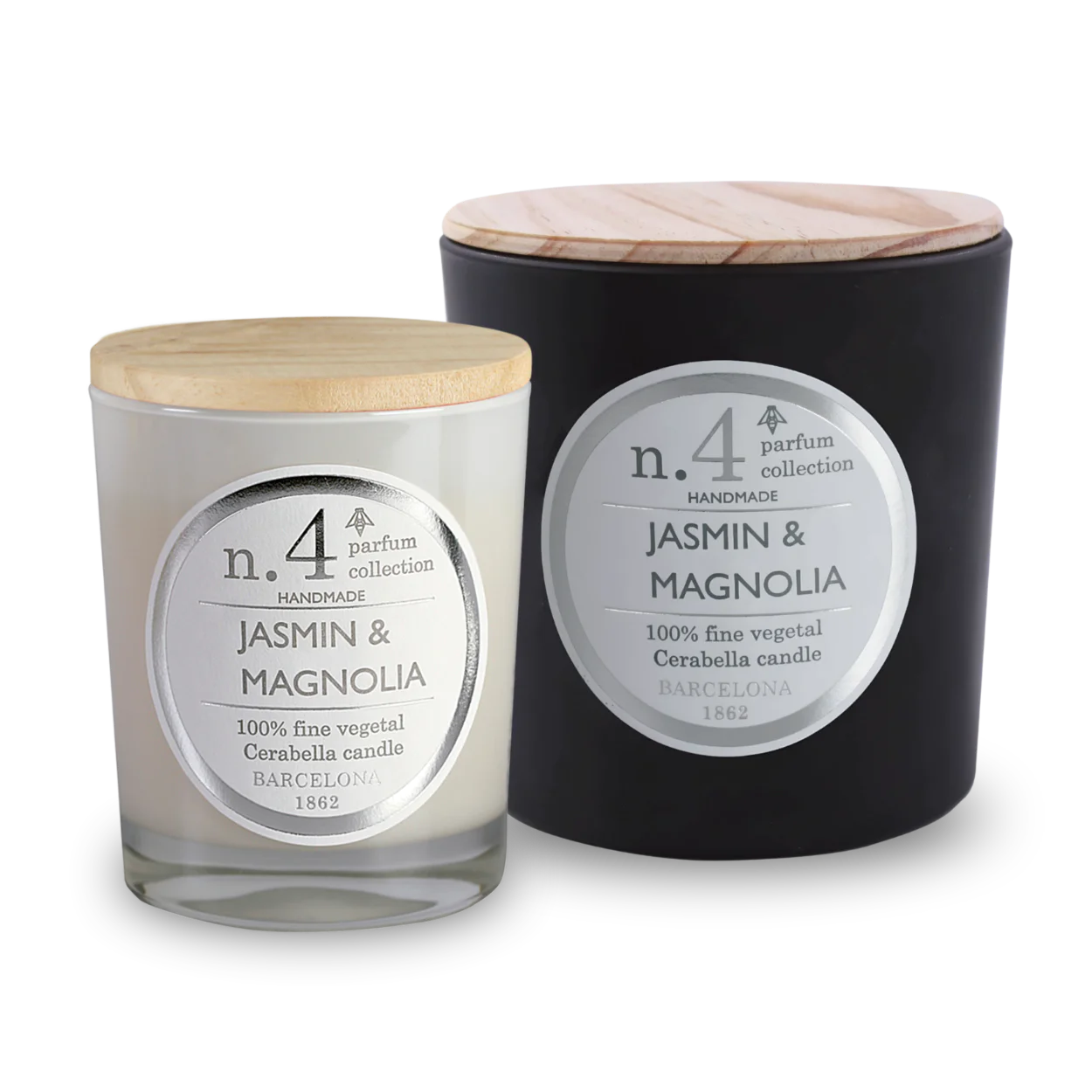 Comprar vela perfumada numbers nº4 Jazmin & Magnolia de Cerabella