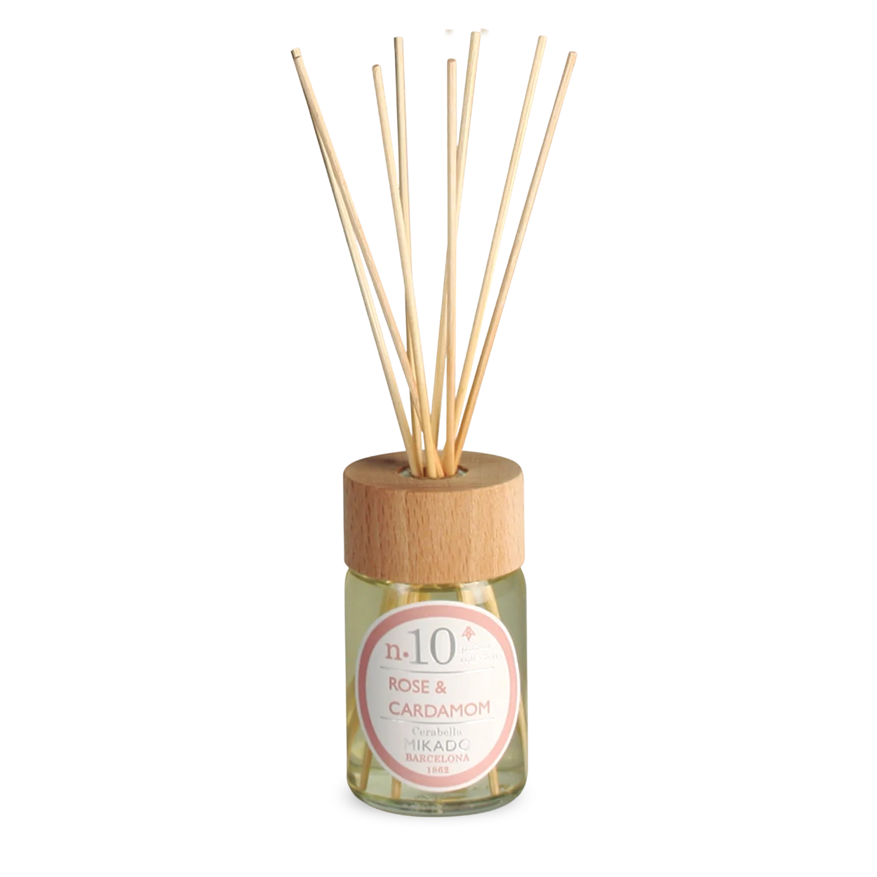 Compra el ambientador mikado n.10 Rosa & Cardamomo de la colección Numbers by Cerabella