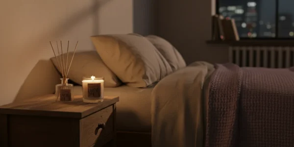 Velas perfumadas y ambientadores mikados naturales que ayudan a mejorar la calidad del sueño